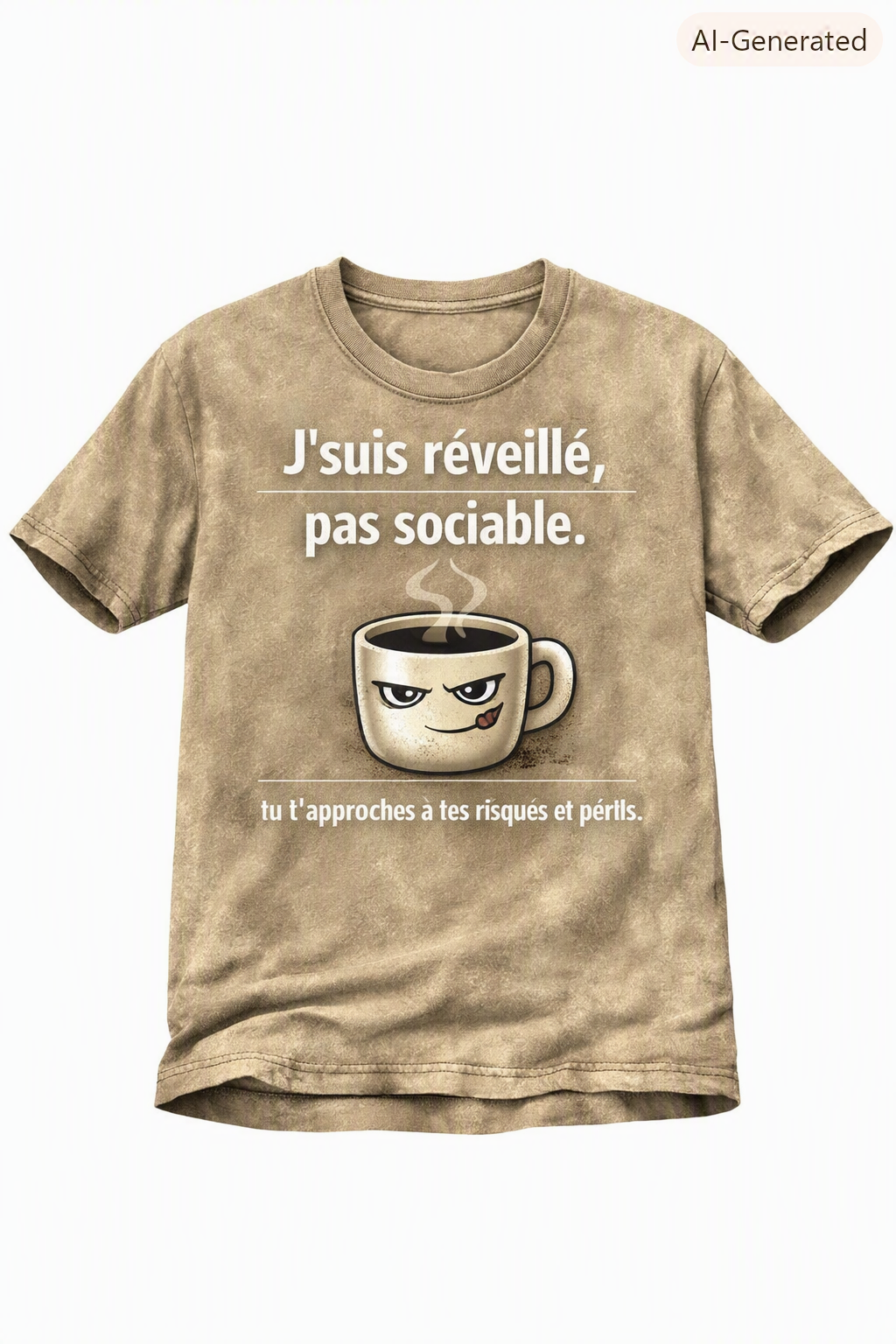 J'suis réveillé, pas sociable