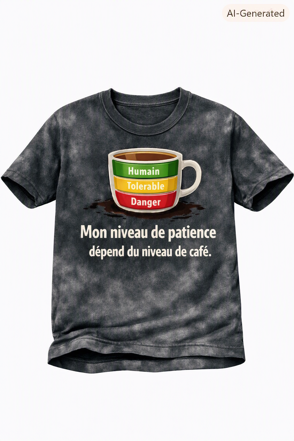 Mon niveau de patience dépend du niveau de café