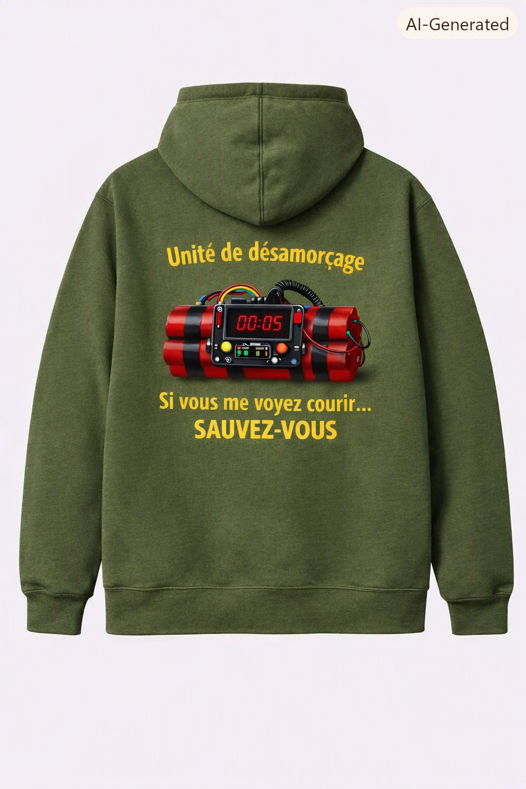 Hoodie kaki — Unité de désamorçage