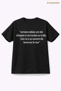 T-shirt noir — Certains bébés ont été échappés…