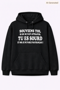 Hoodie noir — Souviens-toi, si on se fait attraper…