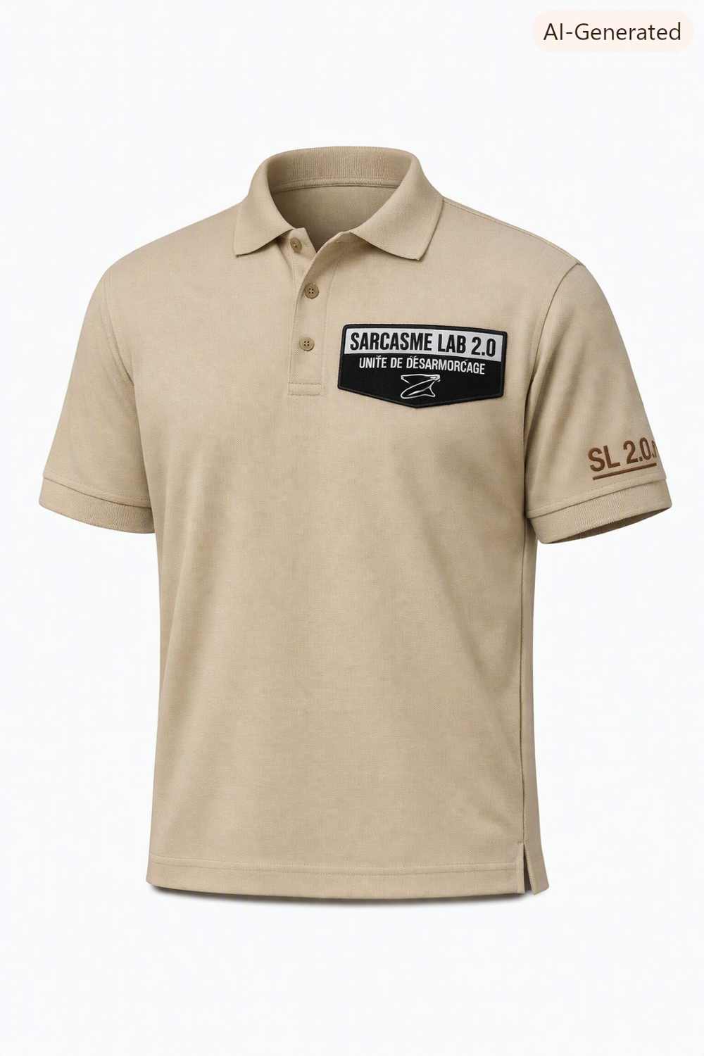 Polo Beige — Sarcasme Lab 2.0