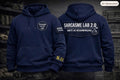 Hoodie Bleu Marine — Sarcasme Lab 2.0